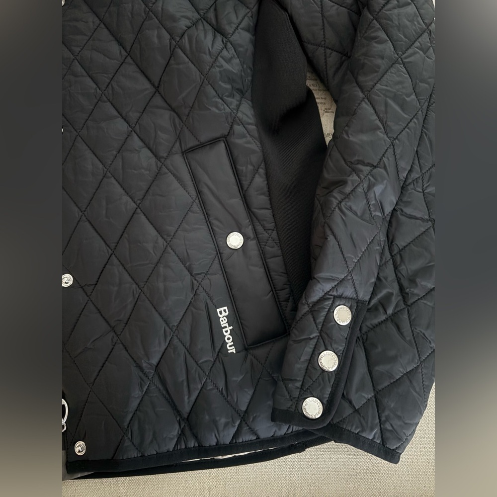 🆕Barbour Yarrow Quilted Jacket Size 12/Euro 42 NWT - Picture 5 of 12